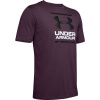 Under Armour GL FOUNDATION SS T fialová,biela,čierna Pánske tričko M