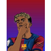 CUKROVÁ TLAČ Jedlý obrázok na tortu LAMINE YAMAL FC BARCELONA + POSTAVIČKY MENO 86