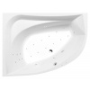 TANYA L hydromasážna vaňa, 160x120x49cm, Attraction Hydro-Air, chróm