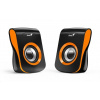 GENIUS repro SP-Q180 Orange, 2.0, 6W, USB napájení, 3,5