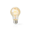 Smart LED žiarovka E27 5.5W teplá biela NEDIS WIFILT10GDA60 WiFi Tuya
