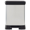 Odpadkový kôš Curver Deco Bin Duo 10 + 18 l strieborný