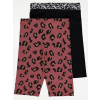 Legíny - George 146 Classic Leggings (George 2pack krátke legíny s leopardím vzorom 146)