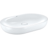 GROHE Essence oválne umývadlo na dosku bez otvoru, bez prepadu, 600 x 400 mm, alpská biela, s povrchovou úpravou PureGuard, 3960800H