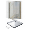 Sprchový kút - ZLATÁ FARGO SPRCHOVÁ KABÍNA S ZÁSOBNÍKOM 90x90 (Sprchový kút - ZLATÁ FARGO SPRCHOVÁ KABÍNA S ZÁSOBNÍKOM 90x90)