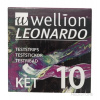 Wellion LEONARDO KET Prúžky testovacie 1 balenie 10 ks
