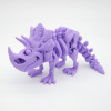 Triceratops dinosaurus - flexi postavička 22cm