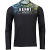 KENNY cyklo dres CHARGER 23 LS floral black - M