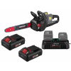 Parkside Performance® Aku reťazová píla Ppksa 40-Li C3 + Smart akumulátor 20 V/4 Ah, 2 kusy + Dvojitá nabíjačka 20 V/4,5 A (800012857)