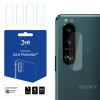 3MK 4x Tvrdené sklo pre fotoaparát Sony Xperia 1 III 34456