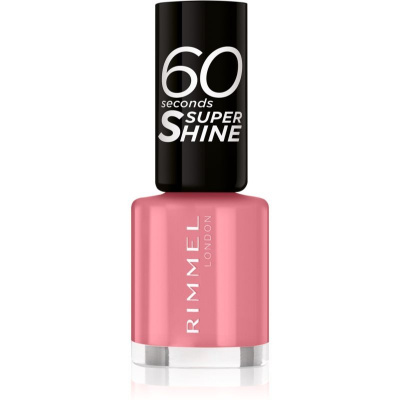 Rimmel 60 Seconds Super Shine lak na nechty odtieň 405 Rose Libertine 8 ml