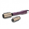BaByliss Big Hair Dual AS950E fialový horkovzdušný rotační kulmofén, ionizační technologie, 2 teploty AS950E