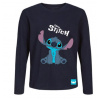 Tričko s dlouhým rukávem Stitch Tmavě modrá vel.110cm