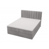 Čalúnená boxspring posteľ Magic - sivá Rozmer: 160x200