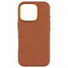 Kryt na mobil Fixed MagLeather s podporou MagSafe pro Apple iPhone 16 Pro, hnědý FIXLM-1402-BRW