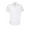 B&C Collection B&C | Black Tie SSL /men Popelínová elastická košeľa s krátkym rukávom_01.0P22 Farba: white, Veľkosť: XL