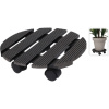 Progarden Podstavec pod květináč s kolečky 29cm šedý KO-X64000040