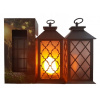 Lampáš, svietník - LED LANTERN s imitačným plameňom. Candlestick oheň (Lampáš, svietník - LED LANTERN s imitačným plameňom. Candlestick oheň)