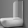 Vaňová zástena Clear, 130 × 75 cm, hrúbka skla 4 mm, 30454