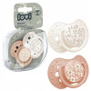 Lovi cumlík silikon dynamický Blossom Ivory 2 ks