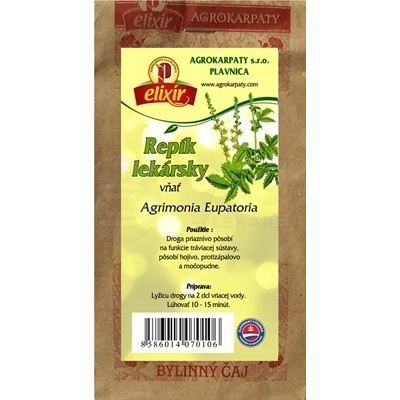 Agrokarpaty REPÍK LEKÁRSKY vňať bylinný čaj 30 g