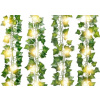 Girlanda MOMIX 500 cm solárna (Umelé Ivy LED SOLÁRNE ZÁHRADNÉ LAMPY 10M)