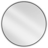 Mexen Loft okrúhle kúpeľňové zrkadlo 90 cm, čierny rám - 9850-090-090-000-70