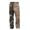 Kalhoty dvoubarevné BDU WOODLAND/3-COL DESERT velikost: S