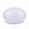 Stropné LED svietidlo oválne 8W, 6400K, 560lm, IP66, biele VT-8014 (V-TAC)