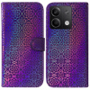 Peňaženkové 3D puzdro COLORFUL na Xiaomi Redmi Note 13 - Fialová
