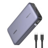 Powerbank 25000mAh Ugreen PB205, USB + 2x USB-C, 145W PD (sivá)