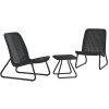 Záhradný nábytok Keter Rio Patio set grafitový