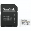 Pamäťová karta SANDISK MicroSDXC High Endurance Video 512 GB + adaptér (SDSQQNR-512G-GN6IA) biela