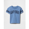 GAP Baby tričko s logom 1969 Americana Tmavo modrá 5YRS Tmavo modrá Tmavo modrá