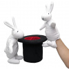 Bob 42 cm a Bobek 35 cm v klobouku, maňásci, 3dílná sada, plyšové hračky