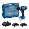 Bosch Bosch AKU příklepový šroubovák PRO GSB 18V-25, 2x 18V 2.0Ah v L-Boxxu 06019K9304
