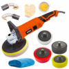 Elektrická leštička do auta 2650 W 180 mm, XXL leštiaci set, disky