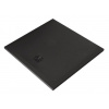 Kludi Terra - Sprchová vanička 90x90 cm, matná čierna 09DW0939
