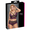 Cottelli Plus Size - floral bra set