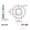 JT PREDNÉ OZUBENÉ KOLESO 2168 16 YAMAHA YFZ 450/YFM 700 RAPTOR '06-'19 216816JT
