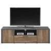 MID.YOU NÍZKA KOMODA, sivá, starobylý dub, 166/49/42 cm - TV nábytok - 000887049105