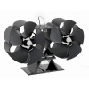 M.A.T. Ventilátor krbový Epsilon, 2 vrtule, čierna