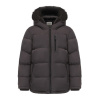SoulCal 2 Zip Bubble Jacket Junior Charcoal 7-8 Years