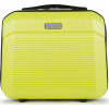BASIC Solier žltý cestovný kozmetický kufor elegant s16 (kuferek stl945 14' yellow) kosmetický kufor
