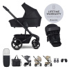 EASYWALKER Set XXL kočík kombinovaný Harvey5 Midnight Black s príslušenstvom