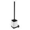 Nimco MAYA WC kefa s držiakom, biela keramika/čierny mat MAC 29094KN-90 MAC 29094KN-90