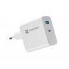 Natec Ribera GaN 45W USB-A USB-C biela NUC-2142