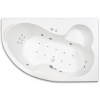 Arttec ARTTEC NIKÉ FLAT 160 x 105 cm pravá rohová hydromasážna akrylátová vaňa Biela PAN04396