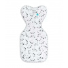 Love To Dream Swaddle UP Zavinovačka-veľkosť XS biela/vesmír - FÁZA1 - 0,2 TOG Bamboo Lite, 9343443107761