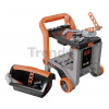 Pracovná dielňa na kolieskach multifunkčná Bricolo Devil Workmate 3v1 Black&Decker Smoby s kufríkom a náradím 19 doplnkov